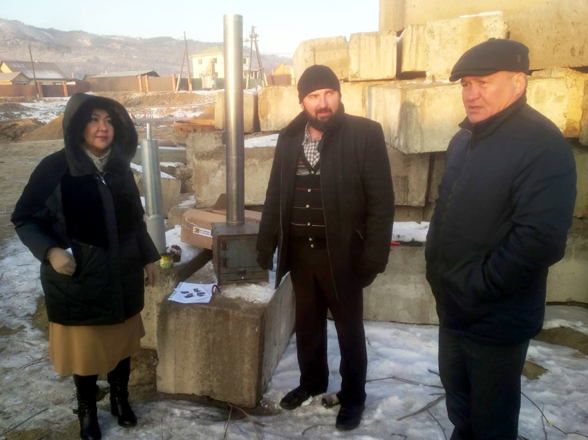 Отец пятерых детей из посёлка Атамановка Алексей Лутов разработал печь для бойцов спецоперации.